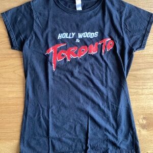 TORONTO CONCERT TOUR T-SHIRT- Canadian 80’s Rock band. Holly Woods